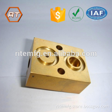 custom precision brass cnc machining parts